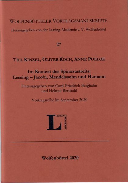 Wolfenbüttler Vortragsmanuskripte, Heft 27