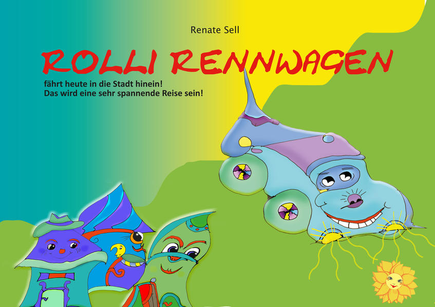 Rolli Rennwagen fährt in die Stadt