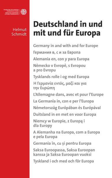 Deutschland in und mit und für Europa