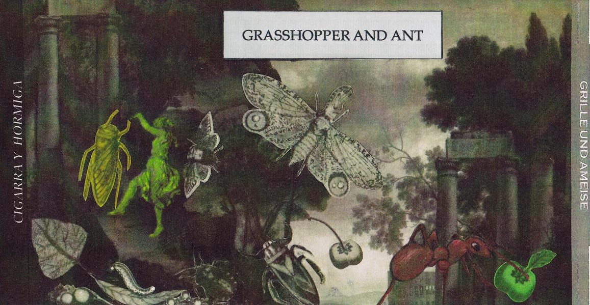Grasshopper And Ant / Grille und Ameise / Cigarra y Hormiga