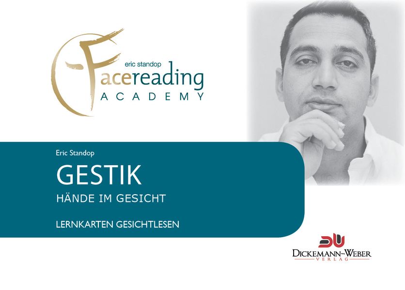 Lernkarten Gesichtlesen - Gestik - Hände im Gesicht