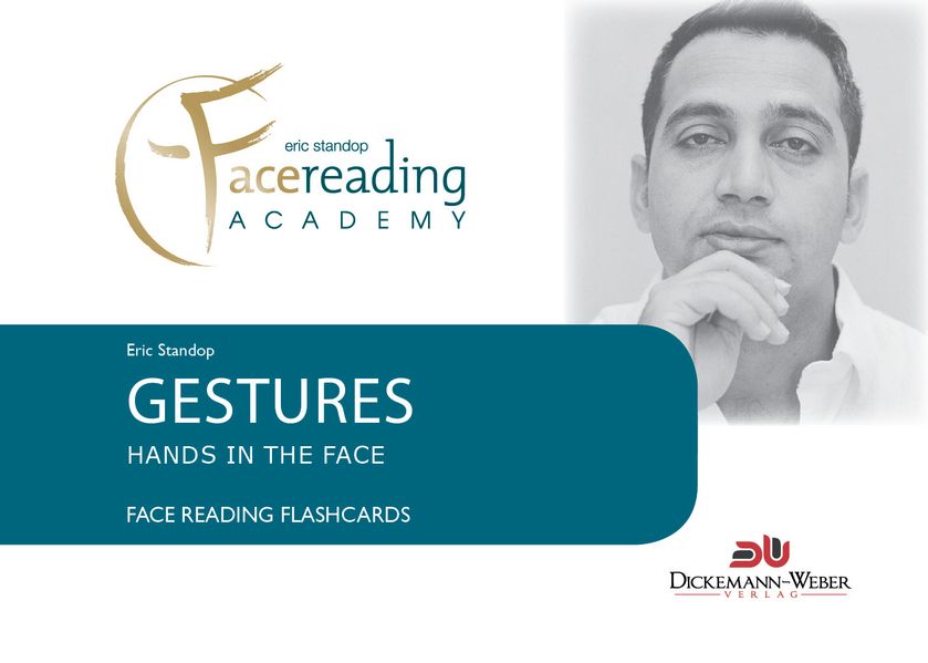 Face Reading Flashcards - Gestures - Hands in the face