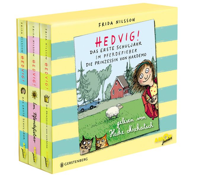 Hedvig! Das erste Schuljahr, Im Pferdefieber, Die Prinzessin von Hardemo, gelesen von Heike Makatsch (8 CDs)