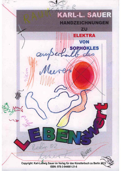 Handzeichnungen zu Elektra von Sophokles