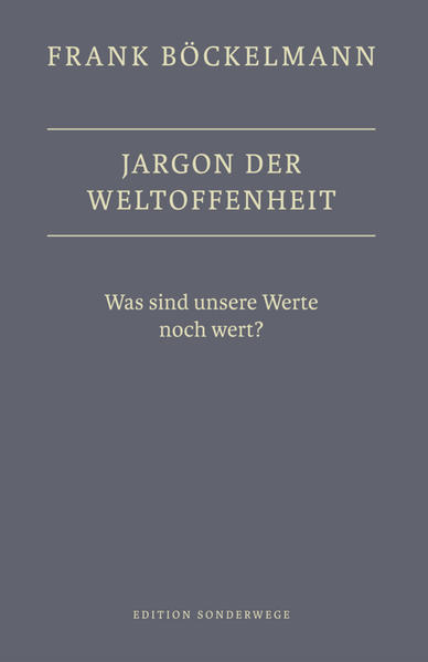 Jargon der Weltoffenheit