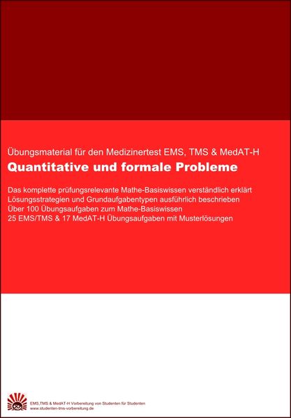 Mathe im EMS, TMS und MedAT-H - Untertest Quantitative und formale Probleme