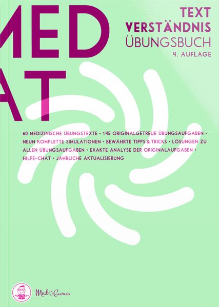 MedAT 2020 / 2021 I Textverständnis I Vorbereitung für das Aufnahmeverfahren Medizin MedAT in Österreich