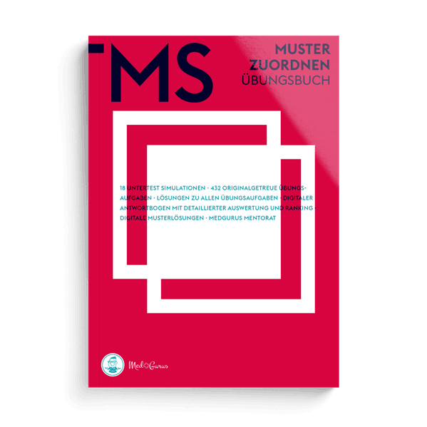 MedGurus TMS Vorbereitung - Muster zuordnen - Übungsbuch mit 432 Aufgaben und Musterlösungen zur Vorbereitung auf den Medizinertest - Erfolgreich ins Medizinstudium