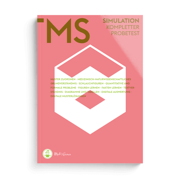 MedGurus TMS Vorbereitung - TMS Simulation - Kompletter Probetest zur Vorbereitung auf den Medizinertest - Erfolgreich ins Medizinstudium