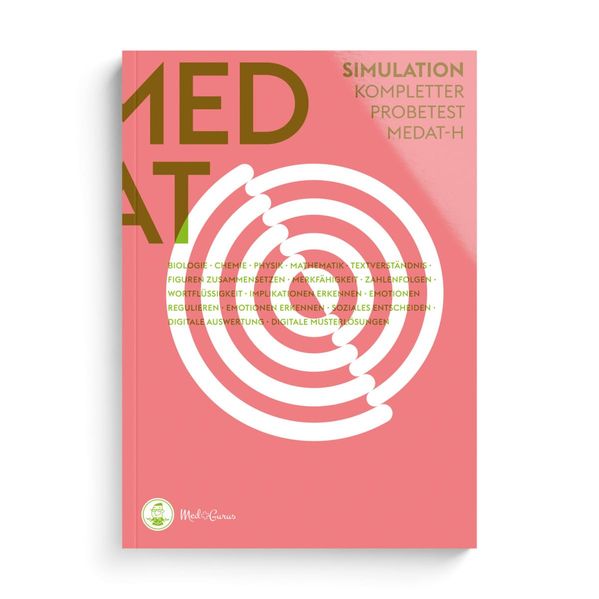 MedGurus - MedAT Vorbereitung - Testsimulation mit komplettem Probetest im Aufnahmeverfahren MedAT für das Medizinstudium in Österreich