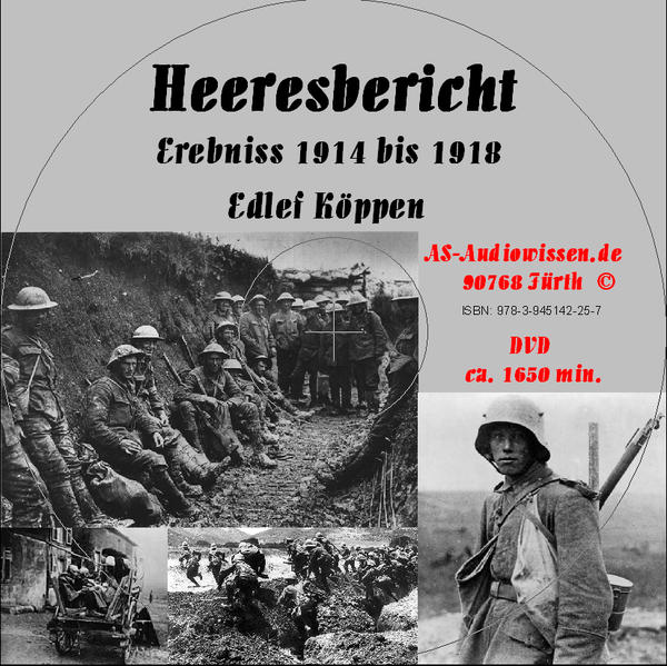 Der Heeresbericht 14-18 von Edlef Köppen