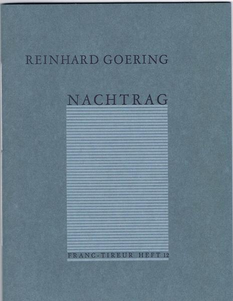 Nachtrag