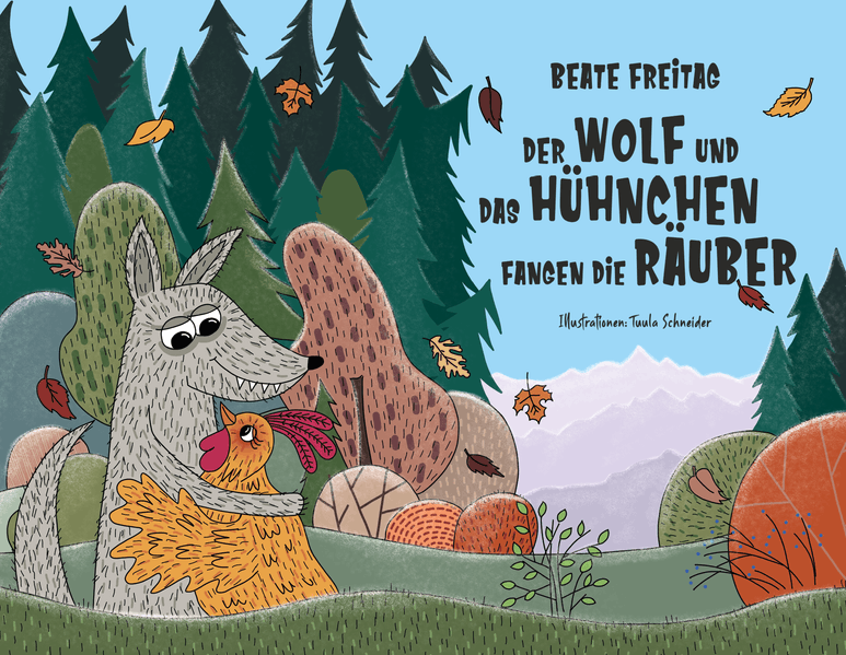 Der Wolf und das Hühnchen fangen die Räuber