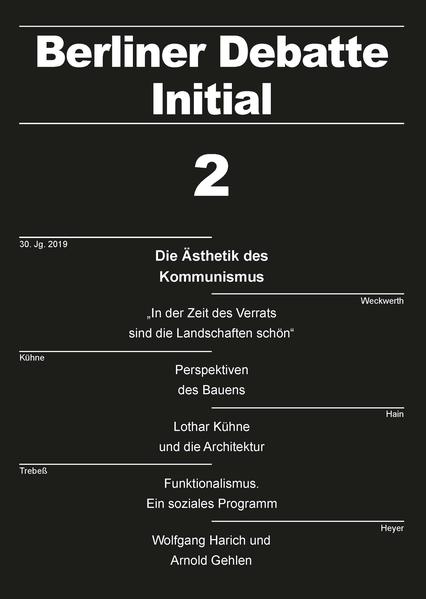 Die Ästhetik des Kommunismus – Lothar Kühne
