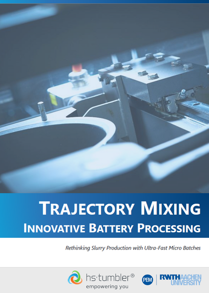 Trajectory Mixing - Innovative Battery Processing