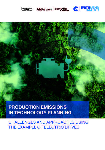 Production emissions in technology planning - challenges and approaches using the example of electric drives