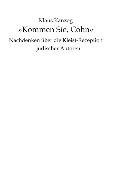 »Kommen Sie, Cohn«