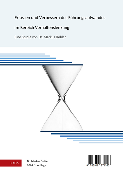 Erfassen und Verbessern des Führungsaufwandes im Bereich Verhaltenslenkung