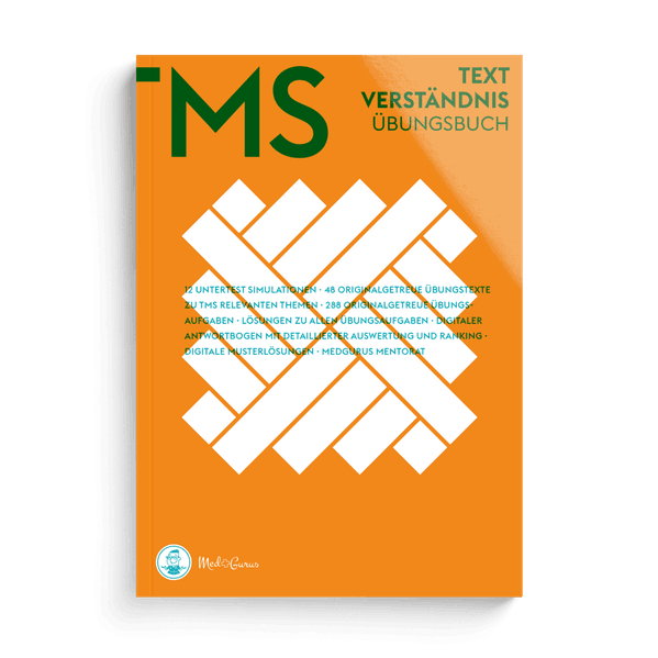 MedGurus TMS Vorbereitung - Textverständnis - Übungsbuch mit 288 Aufgaben und Musterlösungen zur Vorbereitung auf den Medizinertest - Erfolgreich ins Medizinstudium