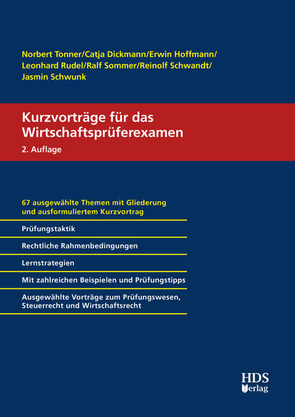 Kurzvorträge für das Wirtschaftsprüferexamen