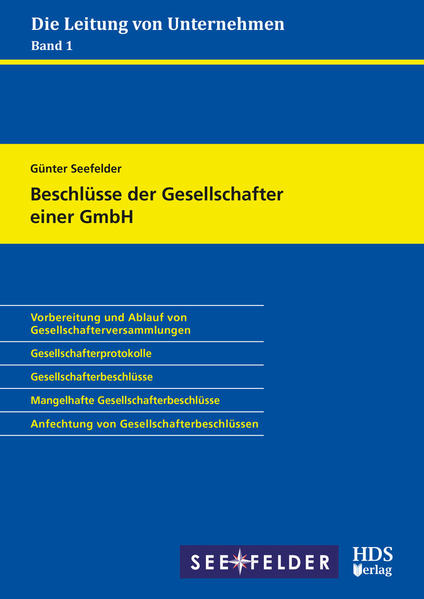 Beschlüsse der Gesellschafter einer GmbH
