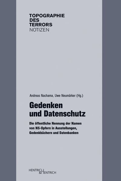 Gedenken und Datenschutz