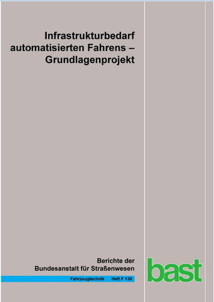 Infrastrukturbedarf automatisierten Fahrens