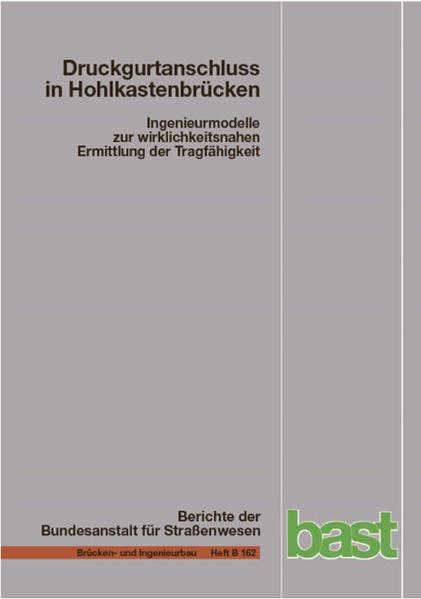 Druckgurtanschluss in Hohlkastenbrücken