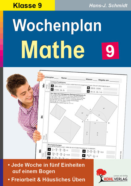 Wochenplan Mathe / Klasse 8