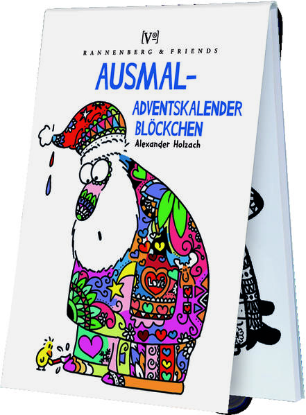 Ausmal Adventskalenderblöckchen