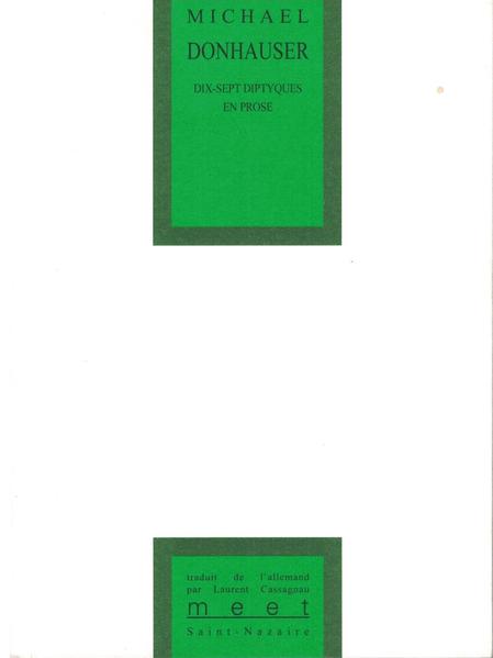 Siebzehn Diptychen in Prosa
