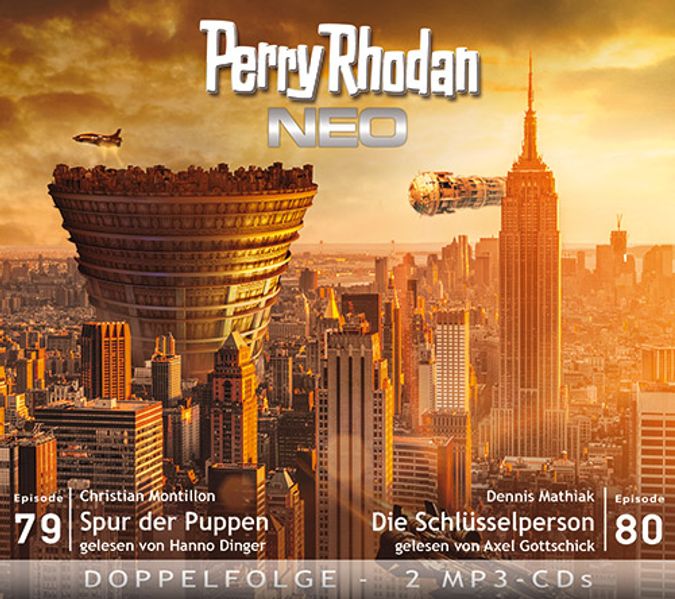 Perry Rhodan NEO MP3 Doppel-CD Folgen 79 + 80