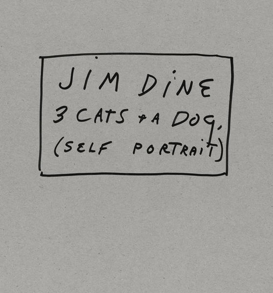 3 Cats and a Dog (Self-portrait)
