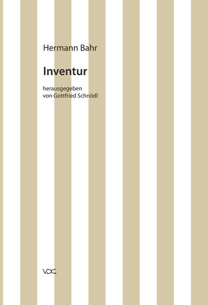 Hermann Bahr / Inventur