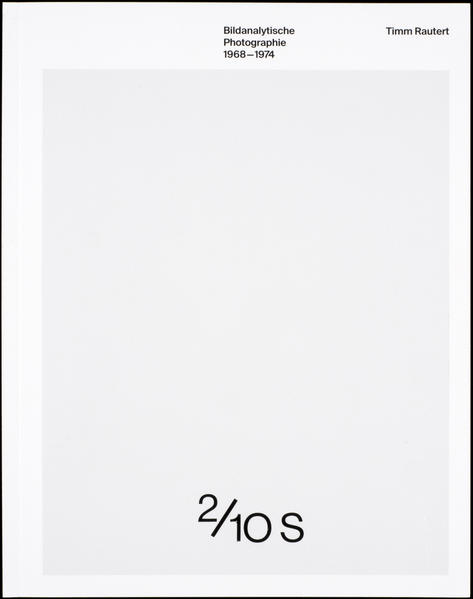 Bildanalytische Photographie 1968–1974