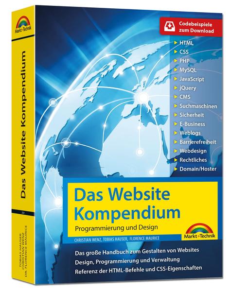 Das Website Handbuch - komplett in Farbe, Programmierung und Design