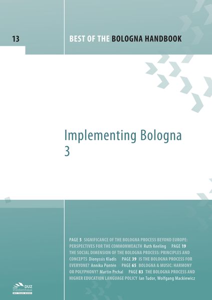 Best of the Bologna Handbook - Volume 13