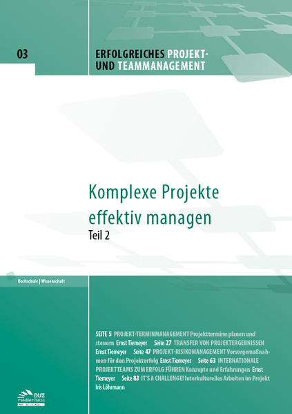 Erfolgreiches Projekt- und Teammanagement – Heft 3