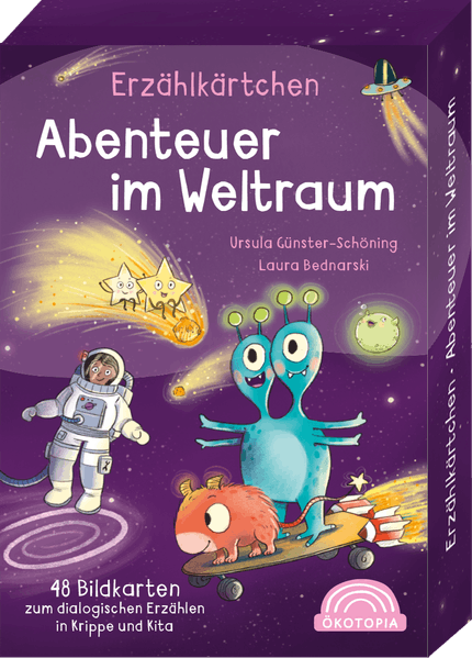 Erzählkärtchen: Abenteuer im Weltraum