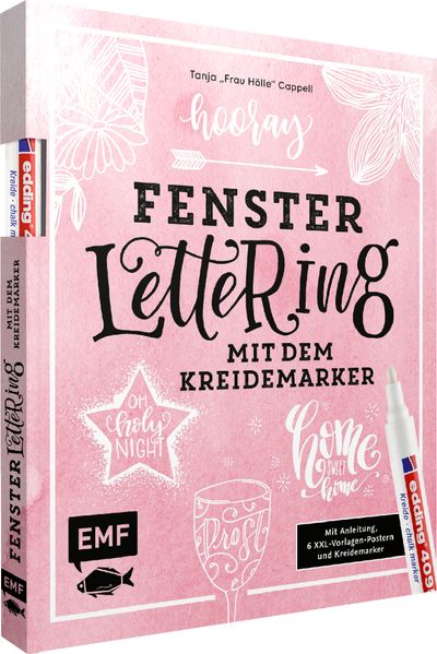 Hooray – Fenster-Lettering mit dem Kreidemarker – Designed by Tanja "Frau Hölle" Cappell