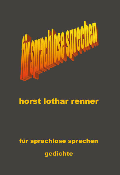 für sprachlose sprechen