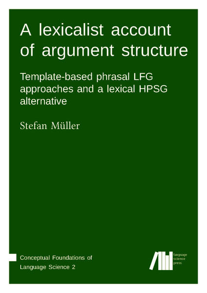 A lexicalist account of argument structure: