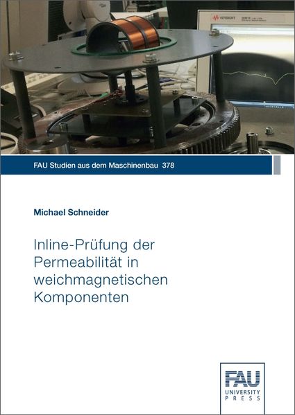 Inline-Prüfung der Permeabilität in weichmagnetischen Komponenten
