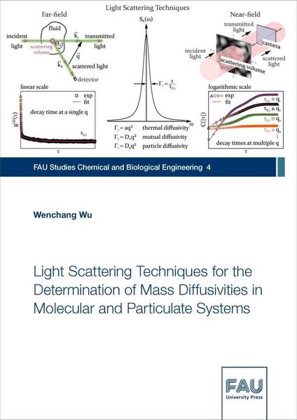 Light Scattering Techniques for the Determination of Mass Diffusivities in Molecular and Particulate Systems