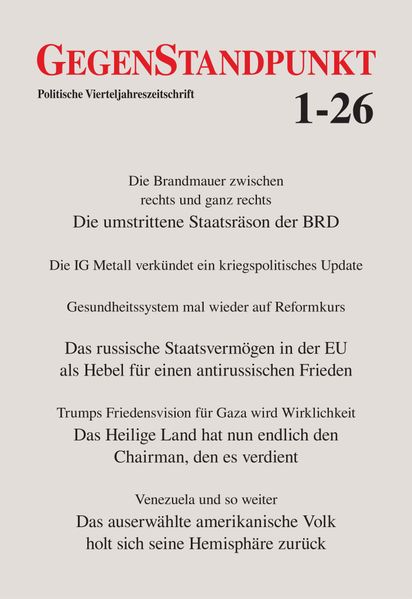 GegenStandpunkt 1-26