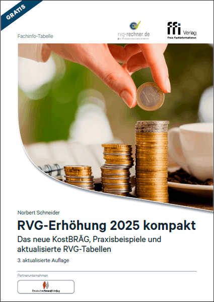 RVG-Erhöhung 2025 kompakt