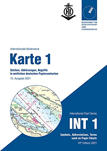 Karte 1 - Zeichen, Abkürzungen, Begriffe in amtlichen deutschen Seekarten (Internationale Kartenserie)