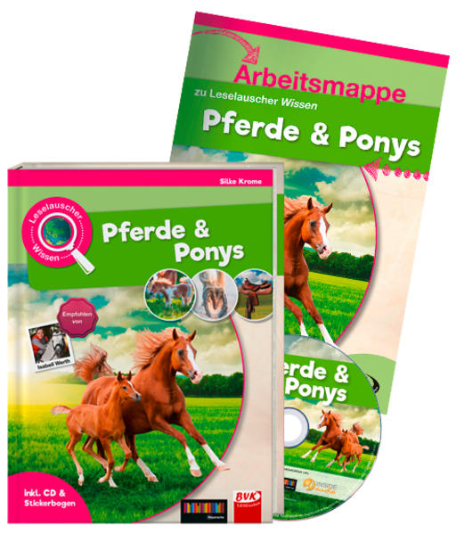 Set: Leselauscher Wissen: Pferde und Ponys (inkl. CD)