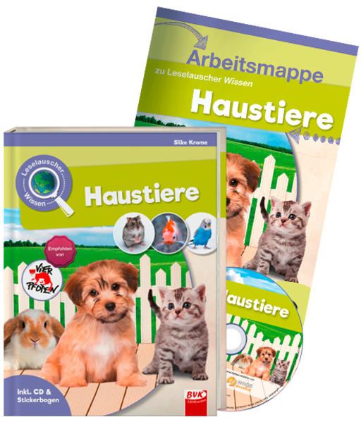 Set: Leselauscher Wissen: Haustiere (inkl. CD)
