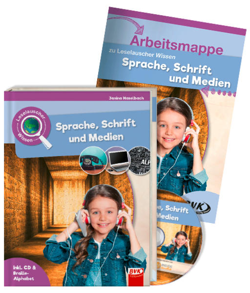 Set: Leselauscher Wissen: Sprache, Schrift und Medien (inkl. CD)
